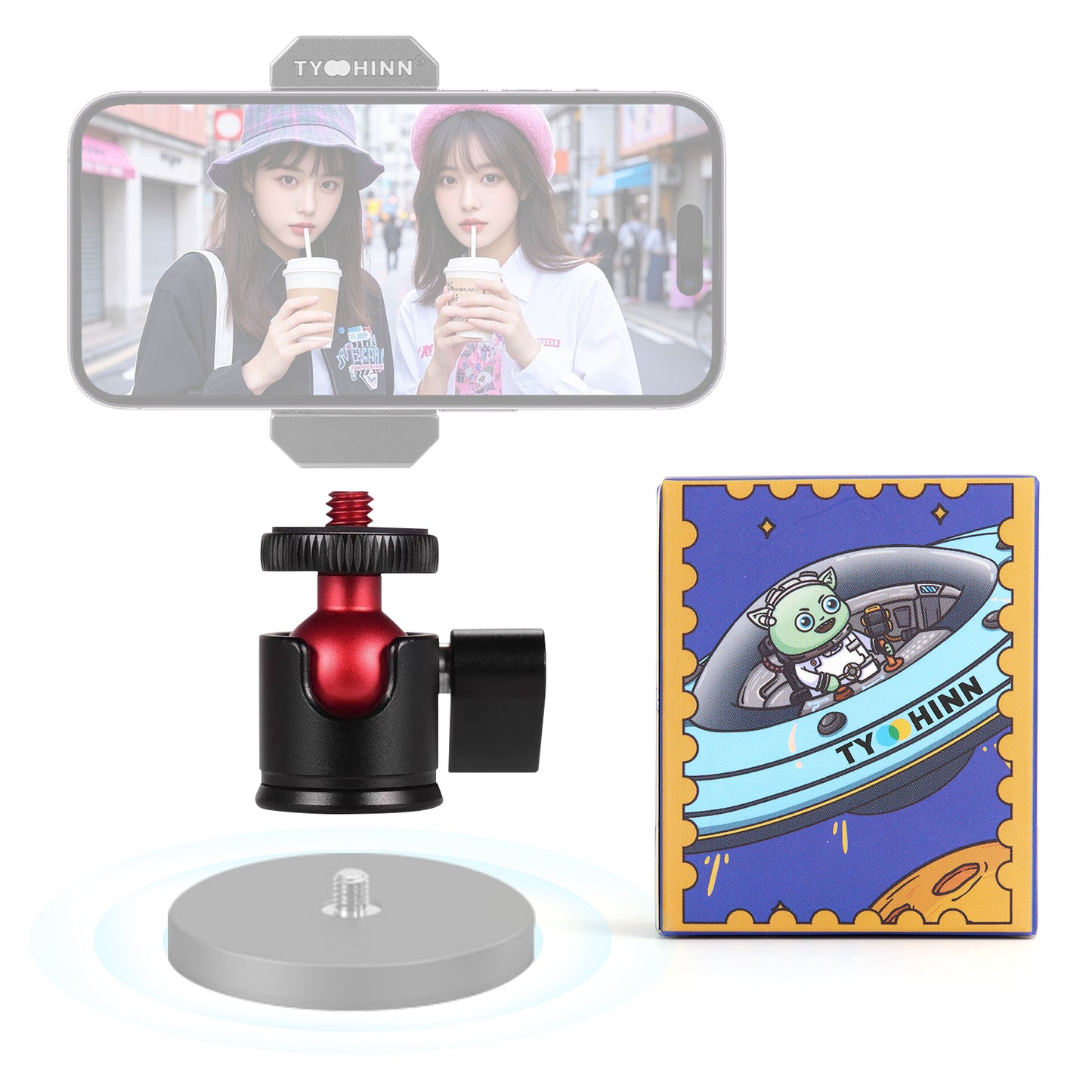 【公式】TYOHINNボールベッド360度回転雲台